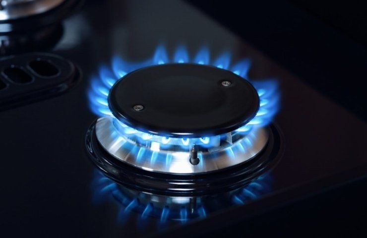 Fuoco gas sostituzione