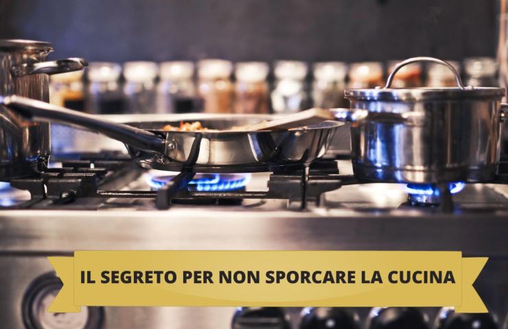 Come non sporcare la cucina