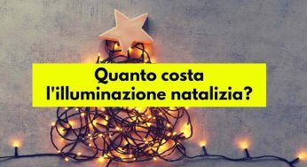 Luci di Natale, quanto grava in bolletta l’accensione dell’albero: i numeri