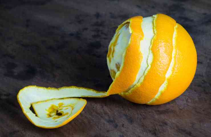 Vasetti snack bucce arance preparazione