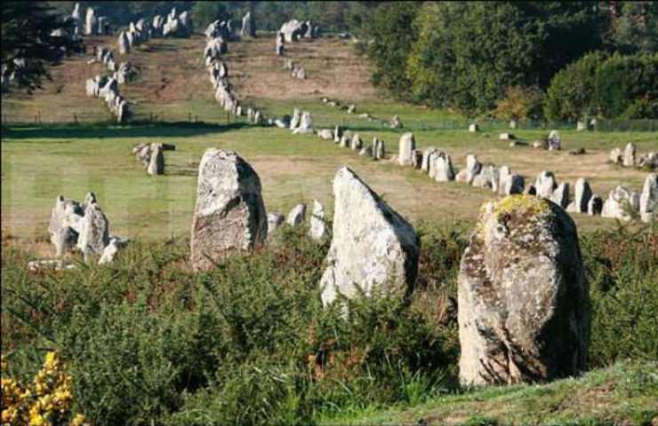 Carnac megaliti dettaglio