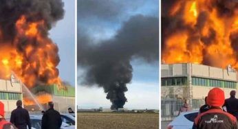 Cosa produce la fabbrica in fiamme a Novara e che rischi ci sono per la salute pubblica