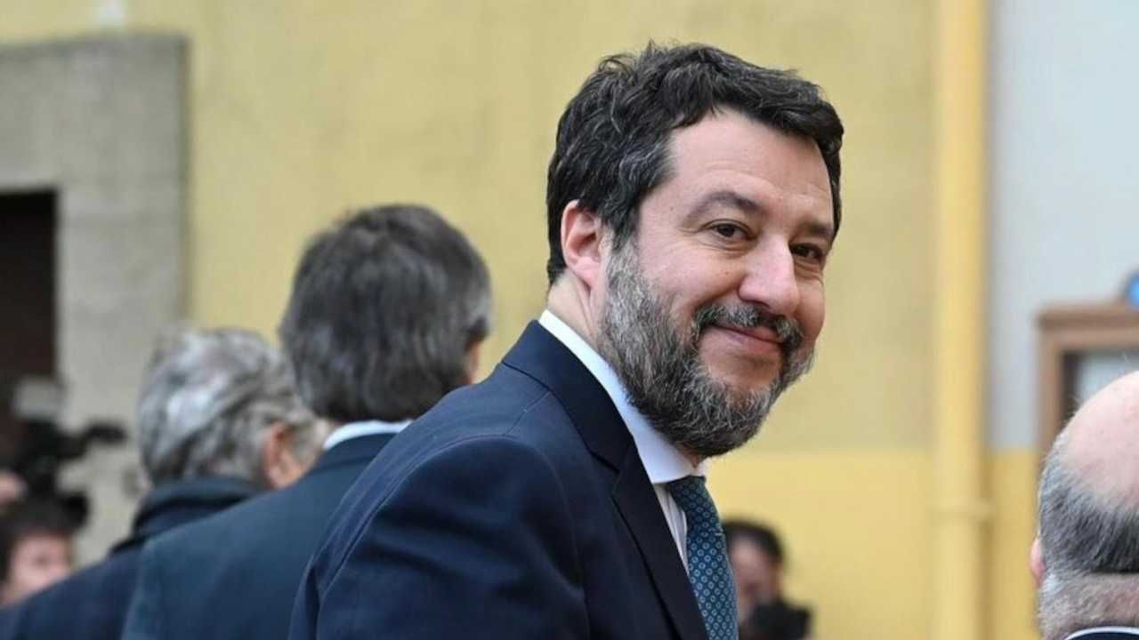 Matteo Salvini intervista ponte Stretto Messina