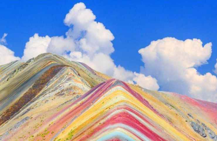 Montagna colorata: spettacolare particolare del Perù