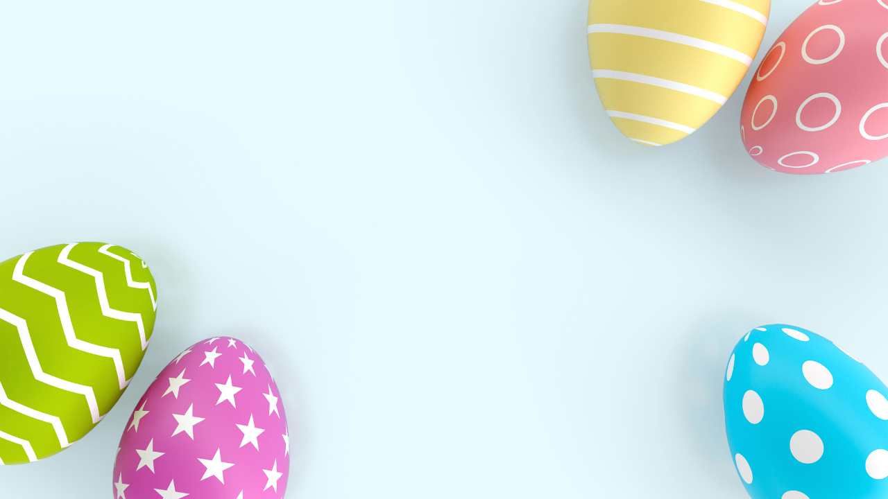 Pasqua uova albero decorazioni