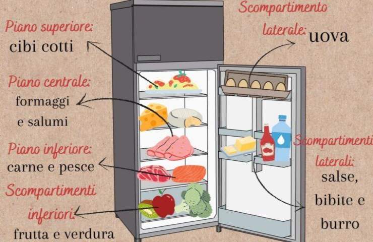 Frigorifero ordine istruzioni