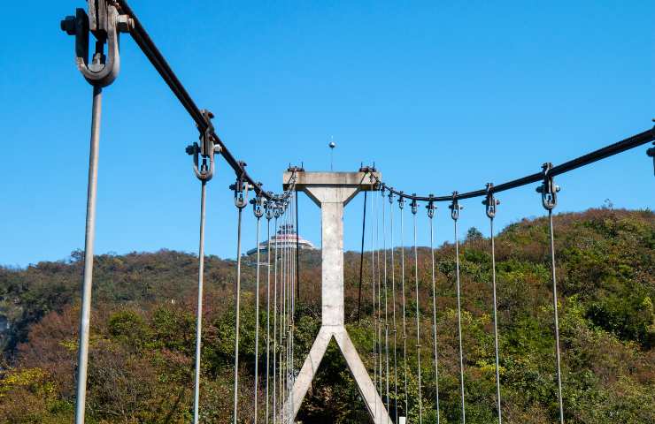 ponte Zhangjiajie vetro