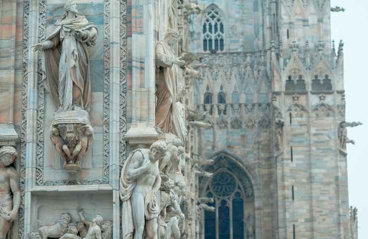 Duomo Milano cambiamento climatico inquinamento conseguenze