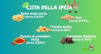 3 gustosi ed economici piatti: spenderai in totale solo 3 euro!