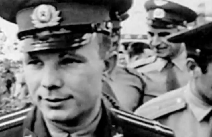 Jurij Gagarin primo uomo nello spazio