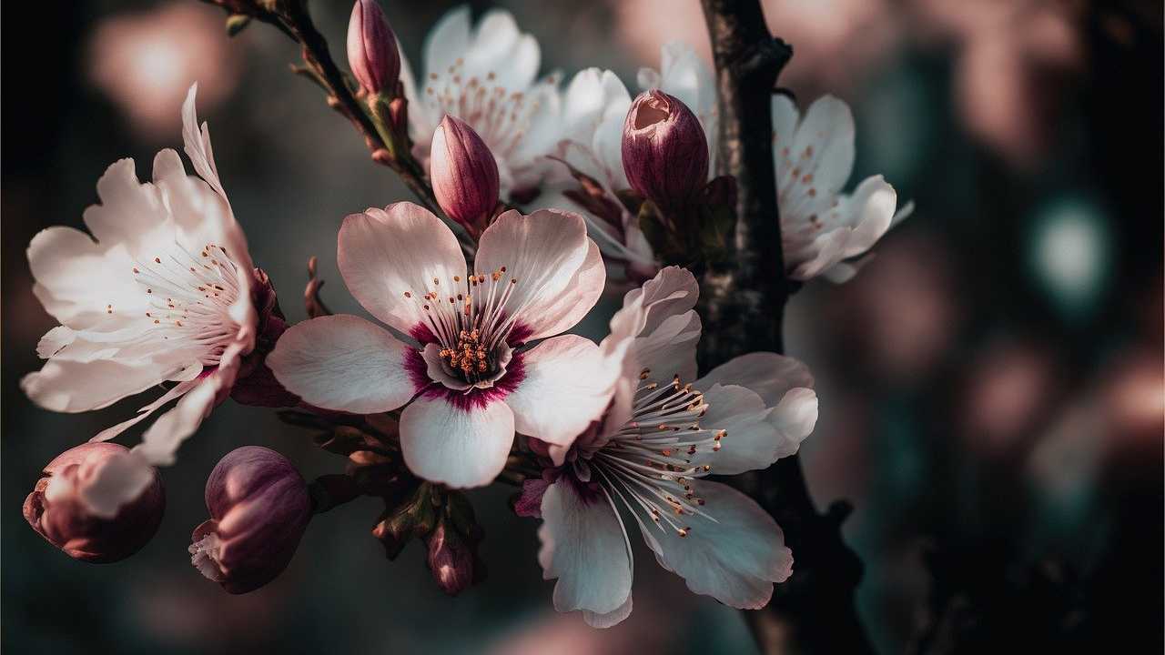 ciliegio albero boccioli