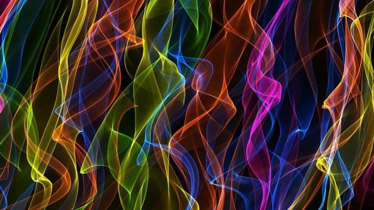 fuoco colori diversi