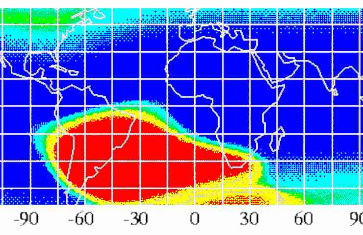 Inversione campo magnetico terra campanelli allarme Anomalia Sud Atlantico