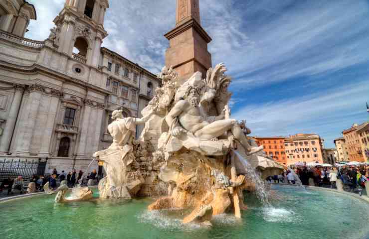 Protesta Ultima Generazione Roma piazza Navona