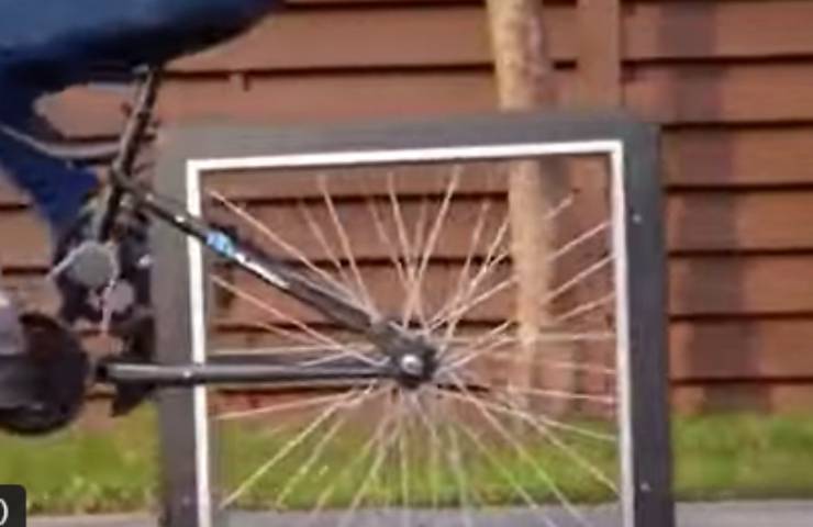 bici ruote quadrate
