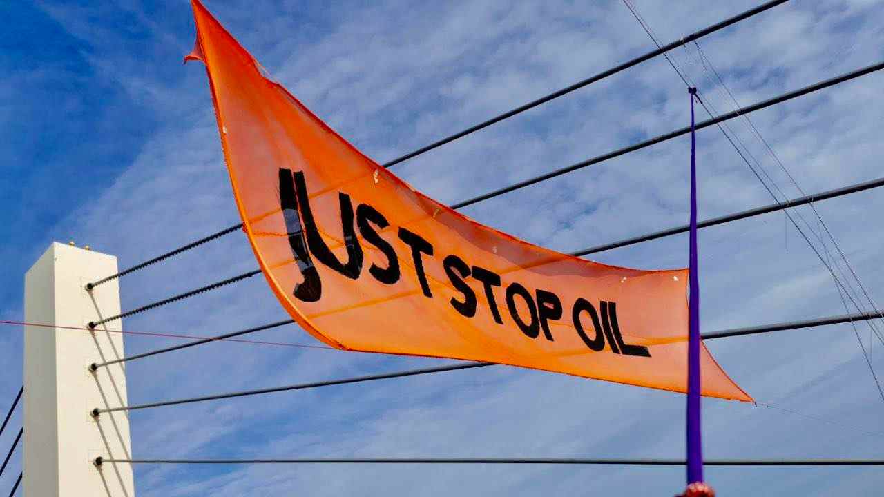 Just Stop Oil manifestazione Londra