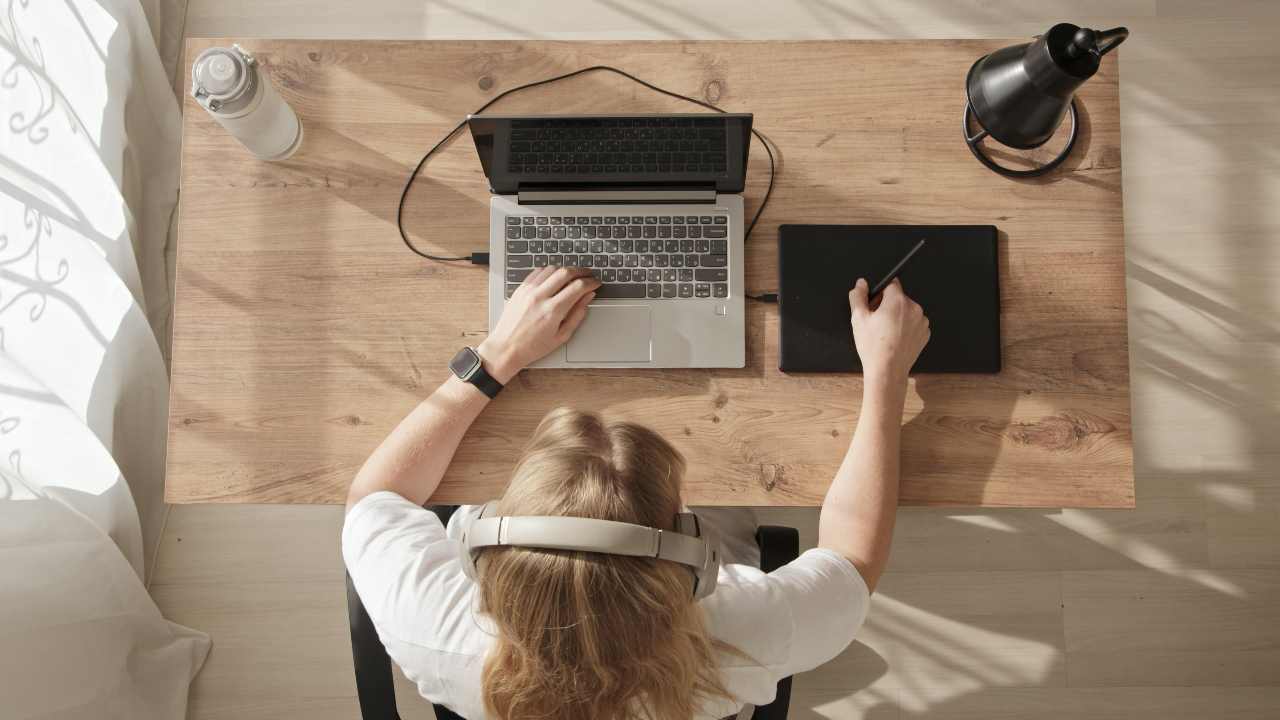 Lavorare al computer postura