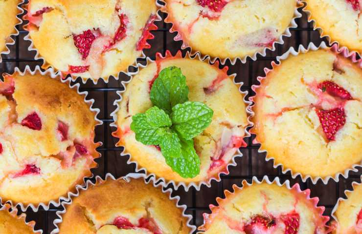 muffin fragole limone ricetta