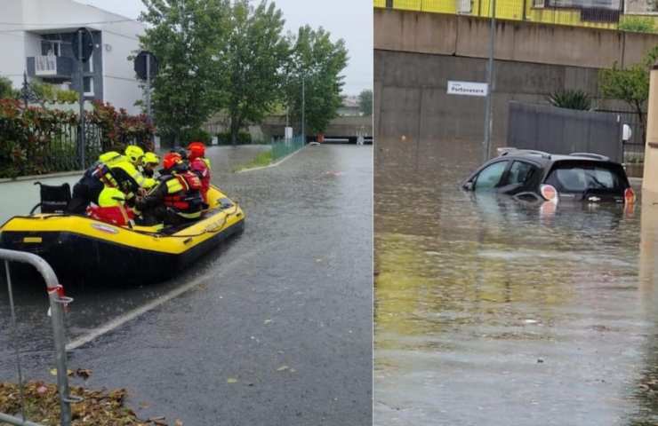 Riccione danni maltempo