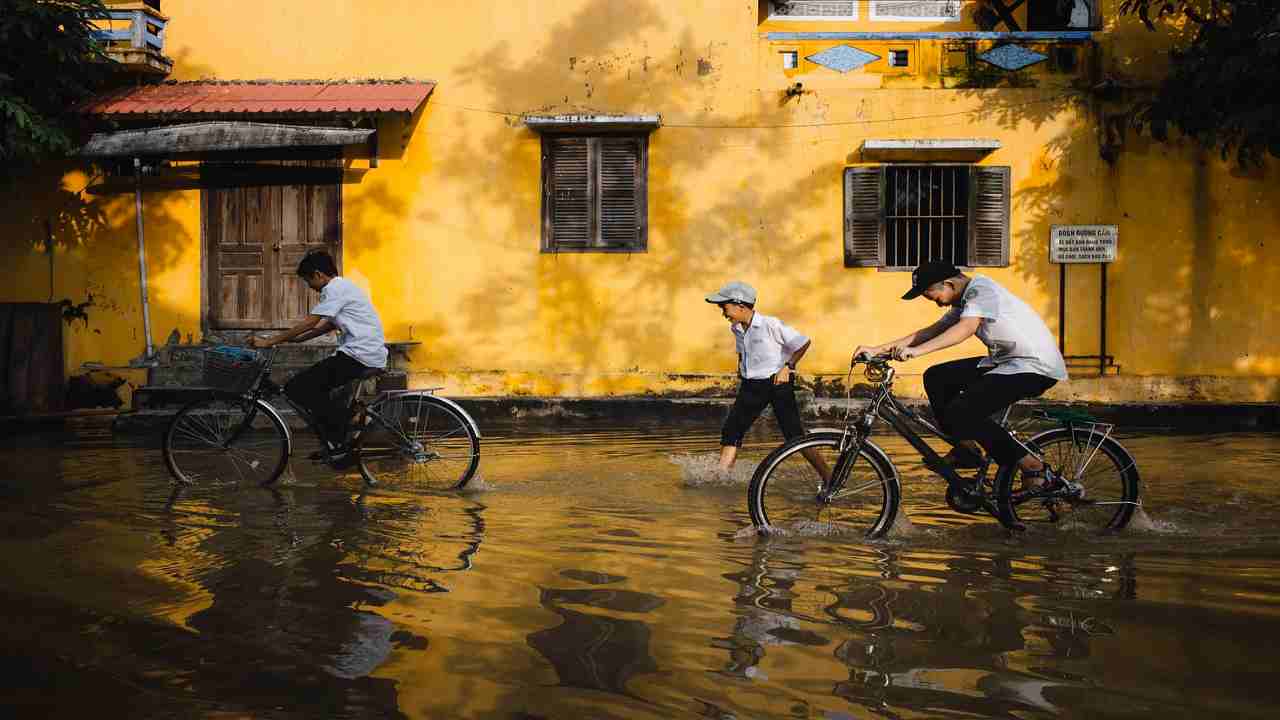 Alluvione creare vasche acqua in eccesso