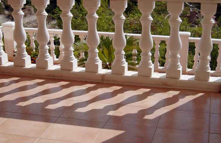 pavimento terracotta balcone