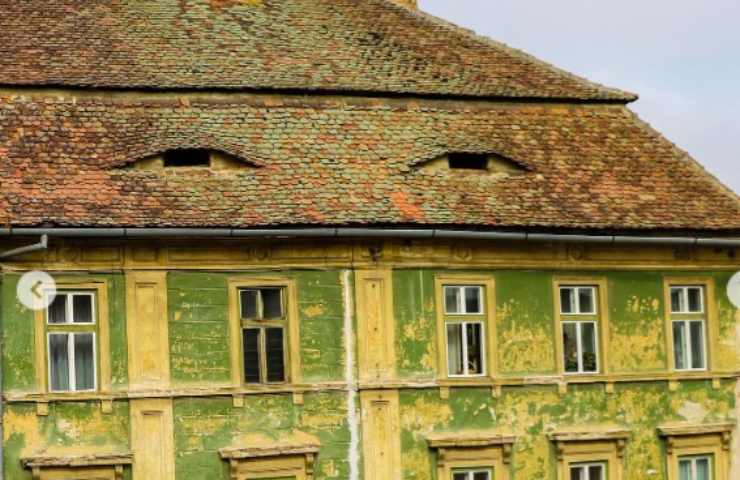 casa verde con occhi storia 