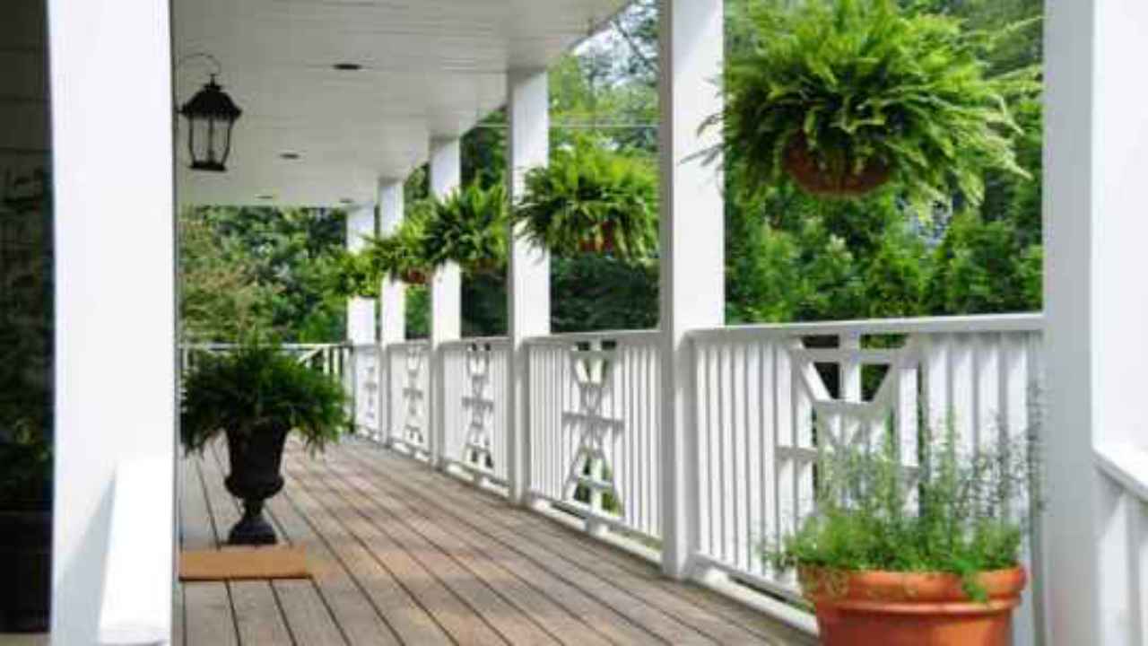balcone ringhiera piante