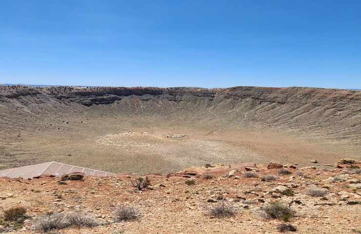 meteor crater meteorite diamanti