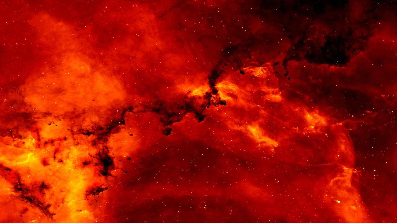 video spettacolare stella ingoia pianeta