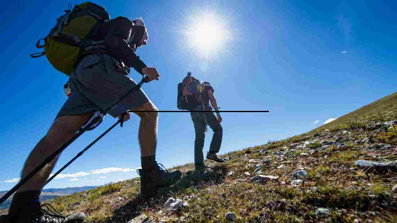 trekking allenamento fisico endorfine