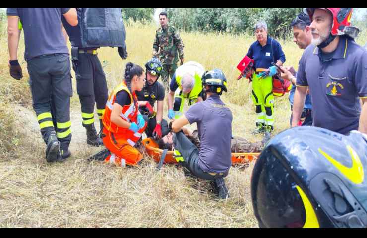 roma cade in un pozzo