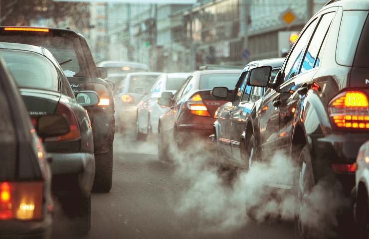 smog urbano non collegato clima