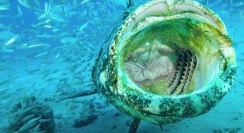 Cattura una cernia gigante: dentro allo stomaco un pezzo di una divisa..