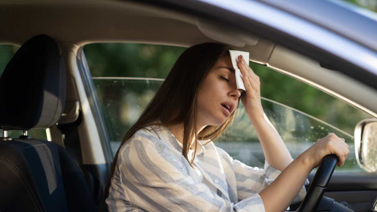 Tende da sole ricoperte di piante contro il caldo