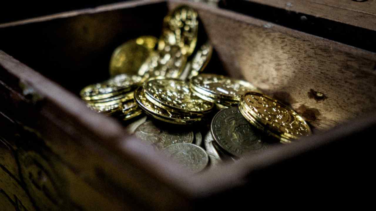 Monete guerra civile americana tesoro trovato contadino statunitense