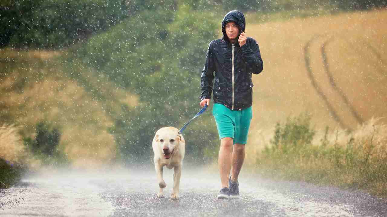 Conviene di più correre o camminare sotto alla pioggia?