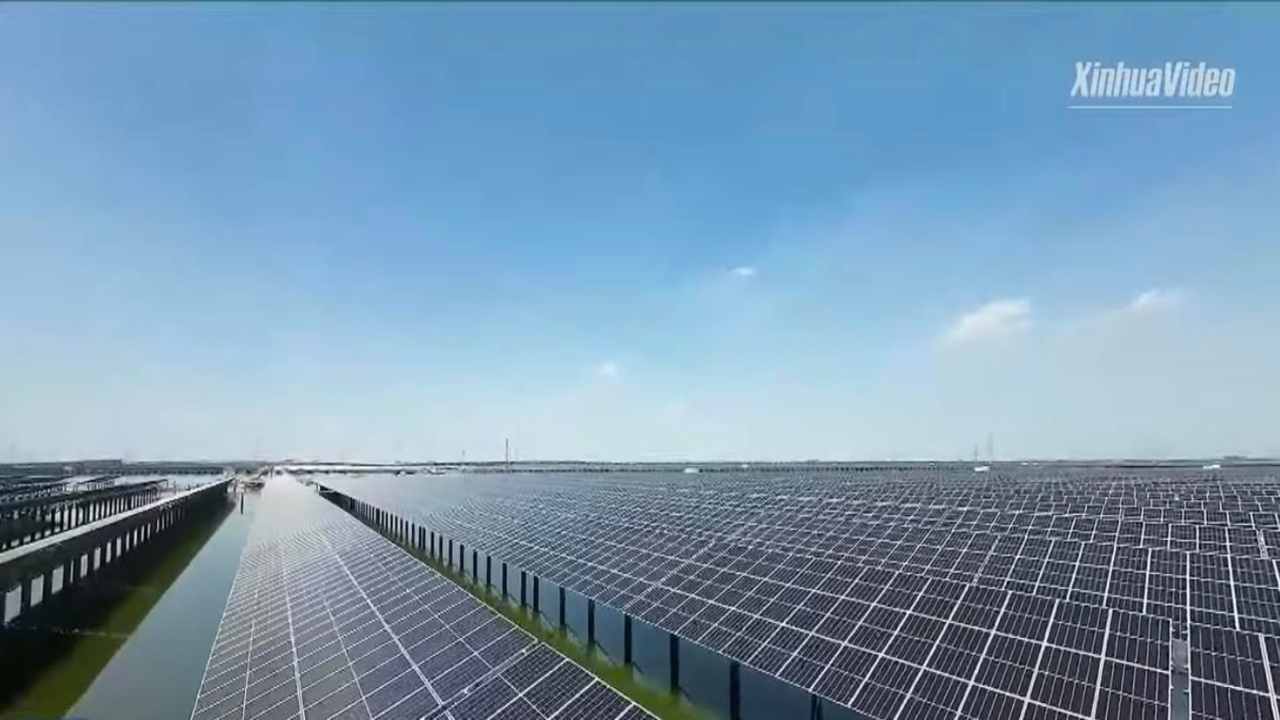 centrale elettrica cinese solare su salina