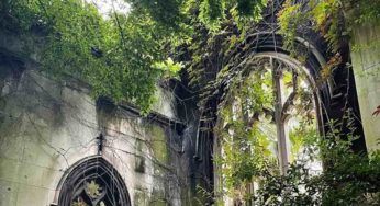 Londra, all’interno dell’antica chiesa un magico giardino
