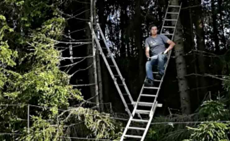 Un buco nel bosco del quale non si conosce l'origine