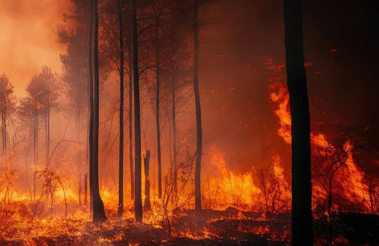 Incendi distruggono ettari isole Grecia