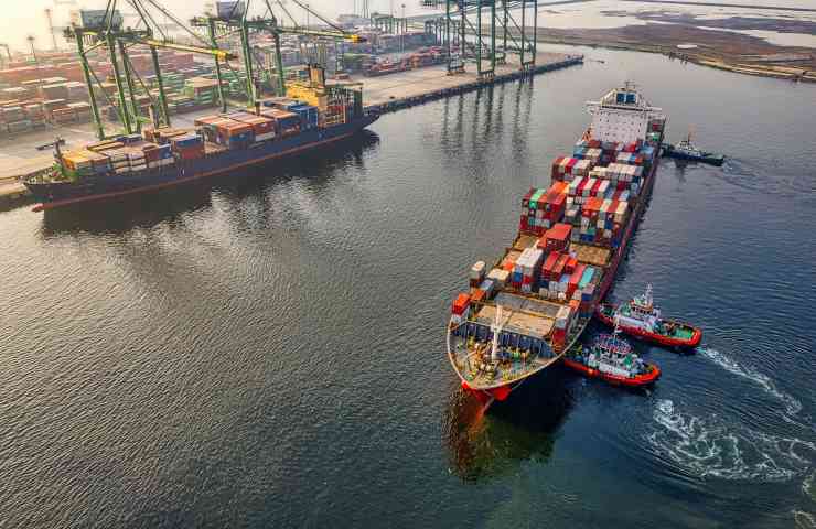 Traffico navi da container Canale Panama