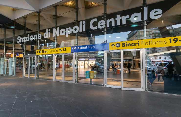 Treno collegamento Fiumicino Napoli