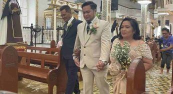 Tifone Doksuri, allaga tutta la Chiesa: gli sposi non demordono e vanno all’altare