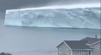 L’iceberg gigante passa vicino la costa: il VIDEO assurdo
