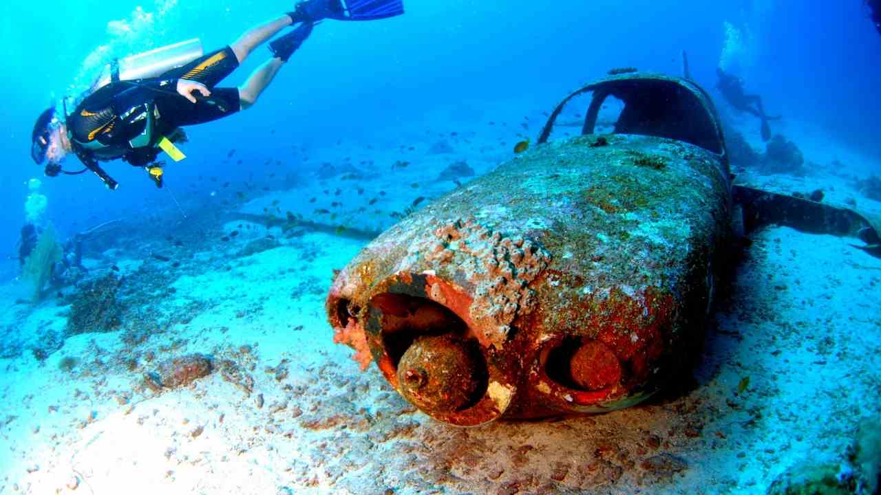 reperti sul fondo del mare