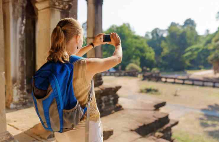 turisti selfie