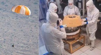 Torna sulla Terra la prima capsula con un frammento di asteroide