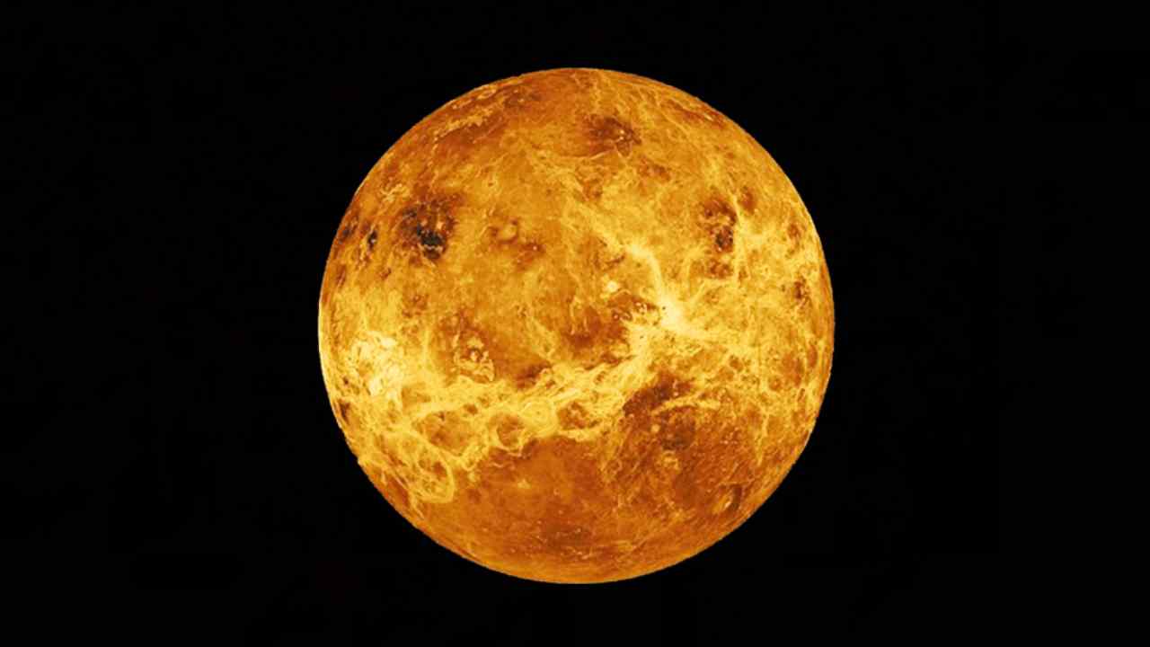 Studio bagliori atmosfera Venere