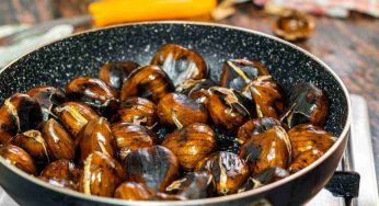 Castagne in padella, ti diciamo come fare: saranno saporite e cotte a puntino