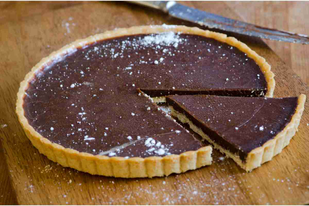 Crostata al cioccolato vegan 